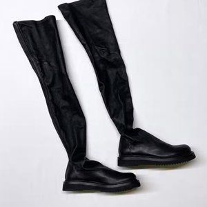 Rick Owens Black Creeper Stocking Boots